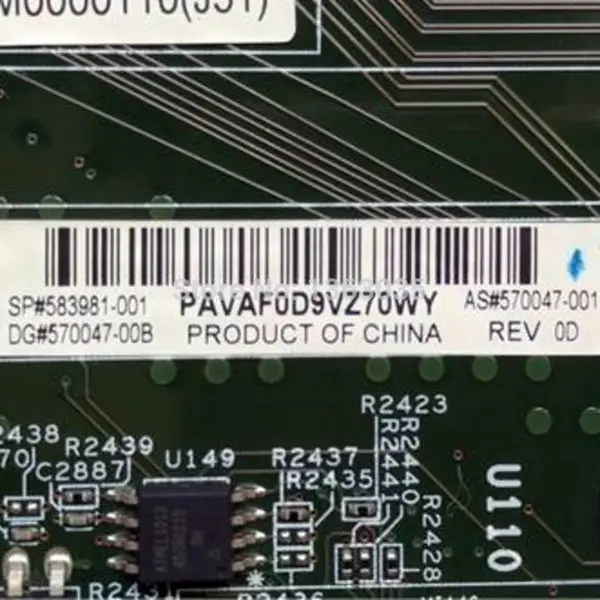 Základní deska serveru HP 583981-001 570047-001 pro systémovou desku DL385 G7
