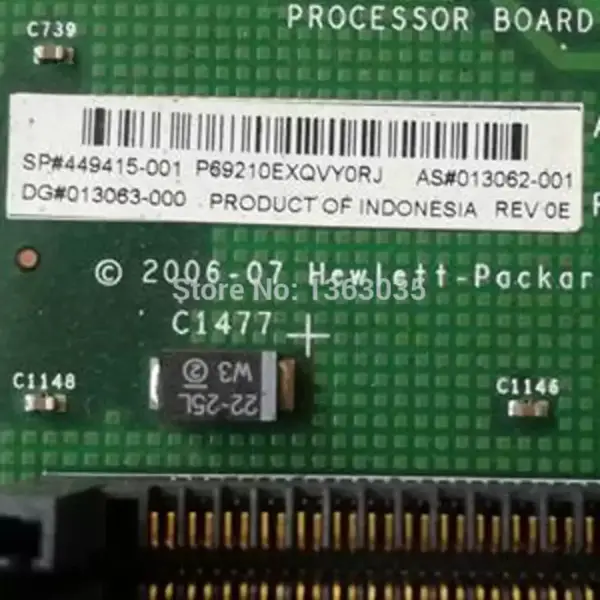 Základní deska serveru HP 449415-001 013062-001 pro desku procesoru DL580G5