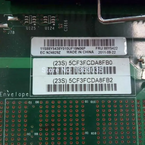 Základní deska serveru IBM 88Y5422 pro desku IO X3850 X5