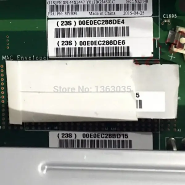 Základní deska serveru IBM 88Y5889 pro desku IO X3850 X5