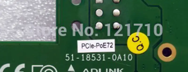 karta PCIe-PoE72 51-18531-0A10 GigE Vision PoE+ Frame Grabbers průmyslová základní deska