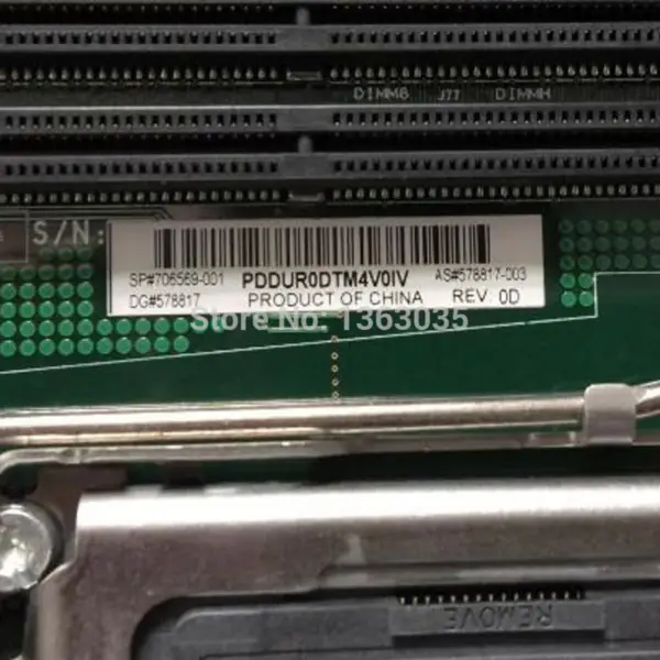 HP 706569-001 578817-003 serverová základní deska pro BL685C G7