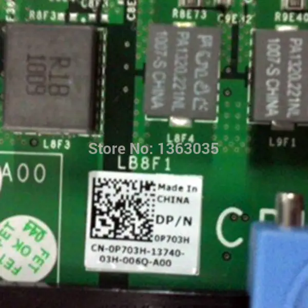 Dell 0P703H P703H CN-0P703H serverová základní deska pro PowerEdge R910 bez CPU