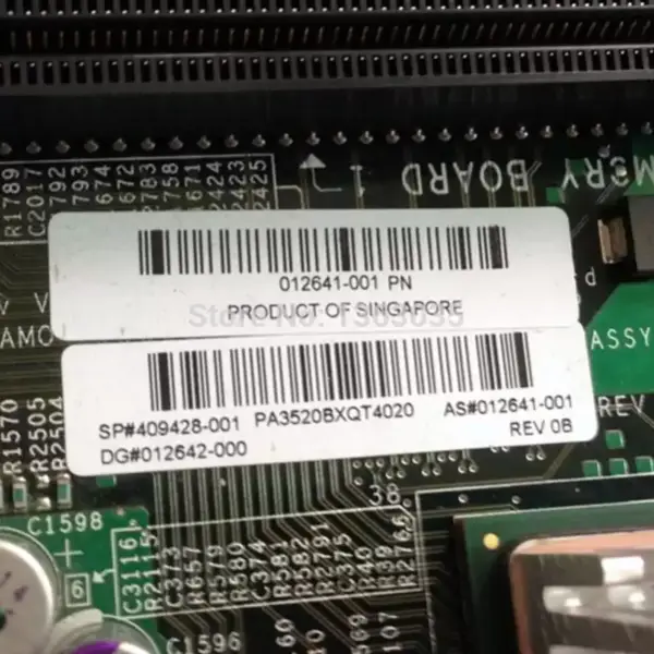 Základní deska serveru HP 409428-001 012641-001 pro Proliant ML370 G5