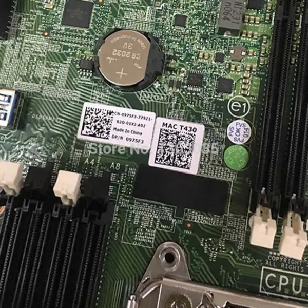 Dell 0975F3 975F3 CN-0975F3 serverová základní deska pro PowerEdge T430