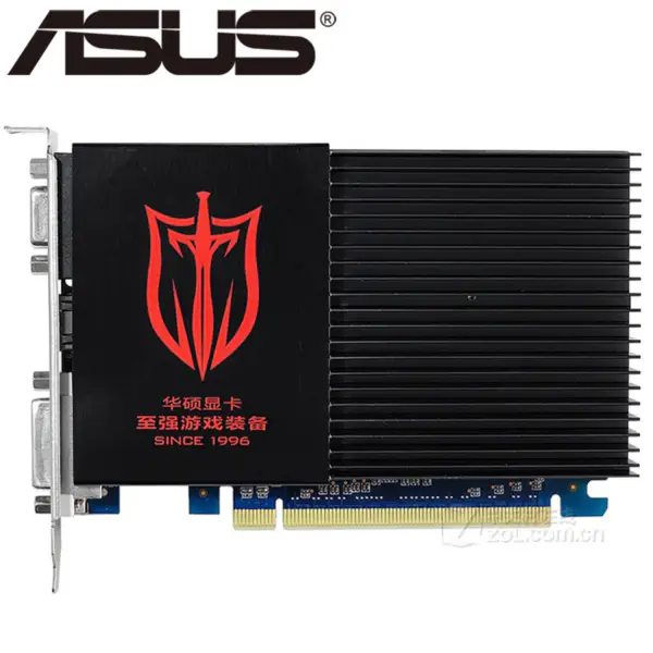 ASUS Grafická karta GT610 1GB 64Bit SDDR3 Grafické karty pro hry nVIDIA Geforce GPU Dvi VGA Použité karty