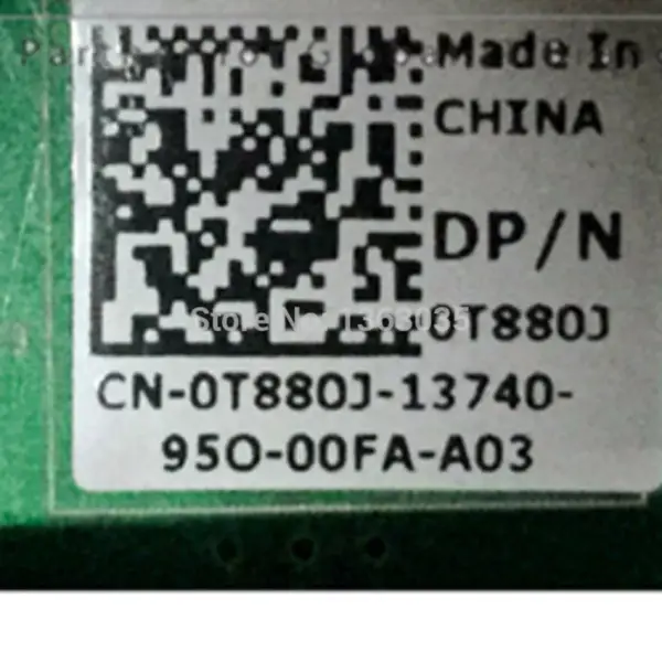 Dell 0T880J T880J CN-0T880J serverová základní deska pro PowerEdge R710