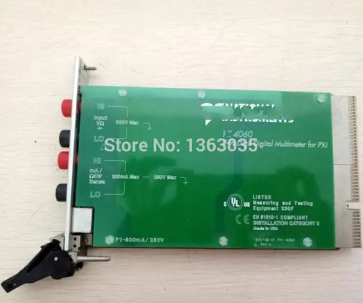 NI PXI-4060 DAQ karta pro digitální multimetr NI 4060 5-1/2 pro PXI