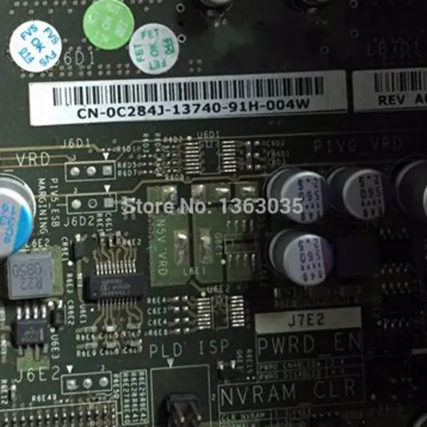 Dell 0C284J C284J CN-0C284J serverová základní deska pro PowerEdge R900