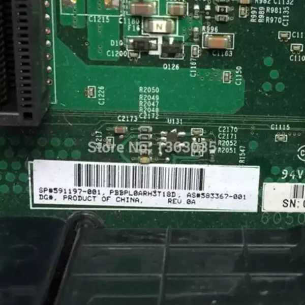 HP 591197-001 583367-001 Základní deska serveru pro desku procesoru DL580G7