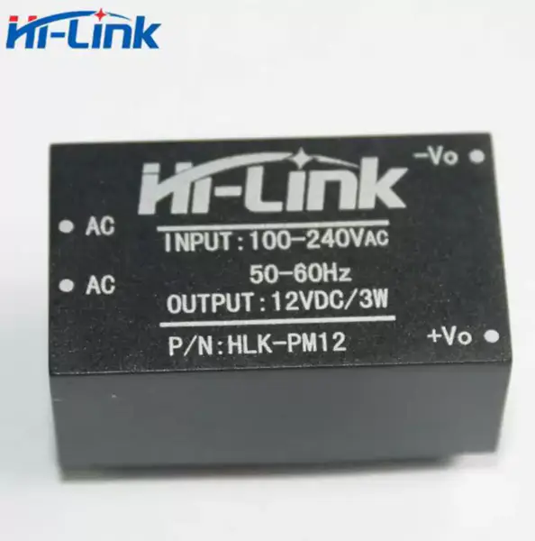 5ks/LOT HLK-5M05 Nízké zvlnění malý spínací modul AC-DC 220V na 5V s výkonem 5w