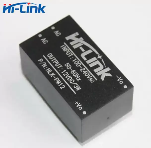 5ks/LOT HLK-5M05 Nízké zvlnění malý spínací modul AC-DC 220V na 5V s výkonem 5w