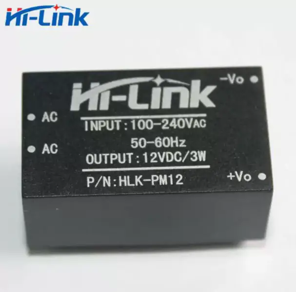 5ks/LOT HLK-5M05 Nízké zvlnění malý spínací modul AC-DC 220V na 5V s výkonem 5w