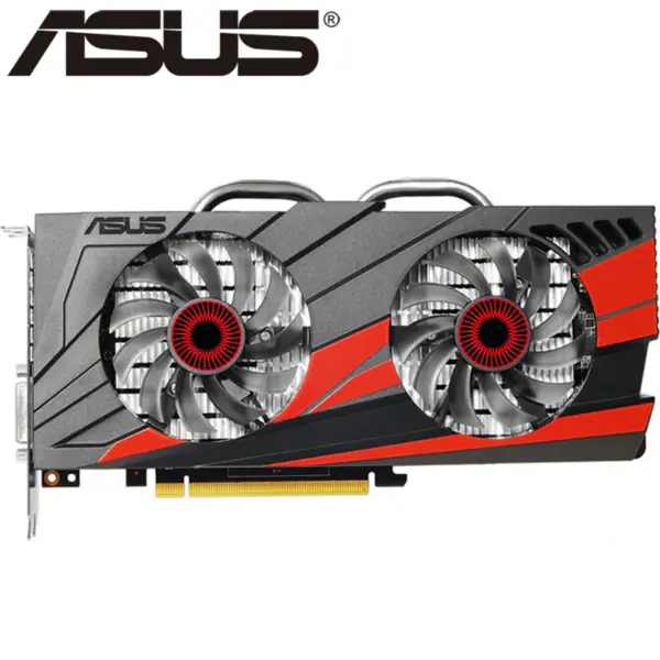 ASUS Grafická karta GTX 960 2GB 128Bit GDDR5 Grafické karty pro nVIDIA VGA karty Geforce GTX960 HDMI GTX 750 Ti 950 1050 1060 Použité