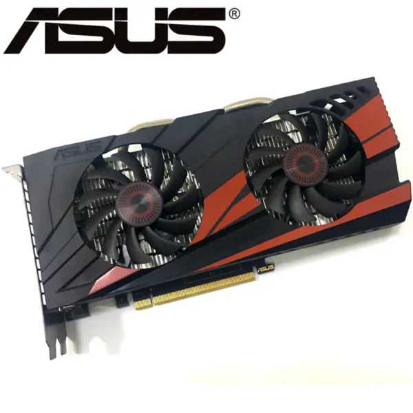 ASUS Grafická karta GTX 960 2GB 128Bit GDDR5 Grafické karty pro nVIDIA VGA karty Geforce GTX960 HDMI GTX 750 Ti 950 1050 1060 Použité