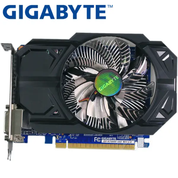 GIGABYTE Video Card GTX 750 1GB 128Bit GDDR5 Video Cards for nVIDIA Geforce GTX750 Hdmi Dvi Použité grafické karty VGA