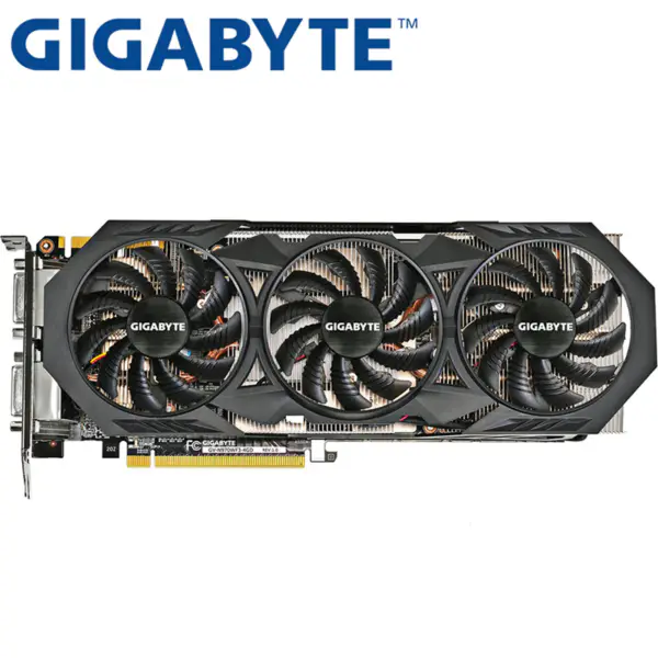 GIGABYTE Grafická karta GTX 970 4GB 256Bit GDDR5 Grafické karty pro nVIDIA VGA karty Geforce GTX970 Hdmi Dvi game Used