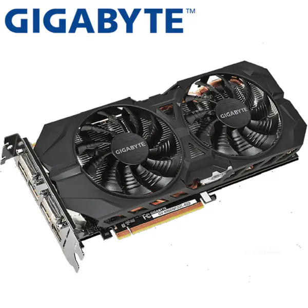 GIGABYTE Grafická karta GTX 960 4GB 128Bit GDDR5 Grafické karty pro nVIDIA VGA karty Geforce GTX960 Hdmi Dvi game Used