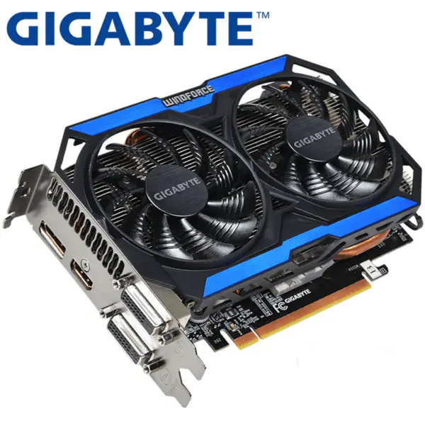 GIGABYTE Grafická karta GTX 960 2GB 128Bit GDDR5 Grafické karty pro nVIDIA VGA karty Geforce GTX960 Hdmi Dvi game Used