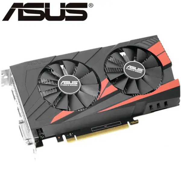 ASUS Grafická karta GTX 1050 Ti 4GB 128Bit GDDR5 Grafické karty pro nVIDIA VGA karty Geforce GTX 1050ti Hdmi Dvi game Used