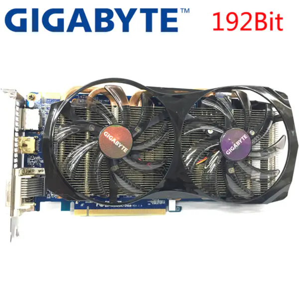 GIGABYTE Video Card GTX660 2GB 192Bit GDDR5 Video Cards for nVIDIA Geforce GTX 660 Použité VGA karty silnější než GTX 750 Ti