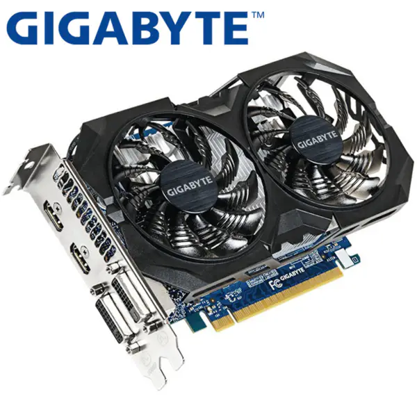 GIGABYTE Video Card GTX 750 Ti 2GB 128Bit GDDR5 Video Cards for nVIDIA Geforce GTX 750Ti Dvi Hdmi Použité grafické karty VGA
