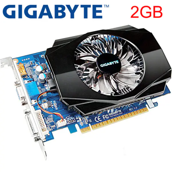 GIGABYTE Grafická karta GT630 2GB 128Bit GDDR3 Grafické karty pro nVIDIA VGA karty Geforce GT 630 Hdmi Dvi Used
