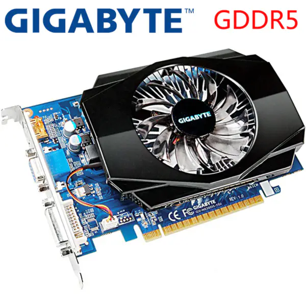 GIGABYTE Video Card GT630 1GB 128Bit GDDR5 Video Cards for nVIDIA VGA Cards Geforce GT630 GDDR5 Used GT710 GT730