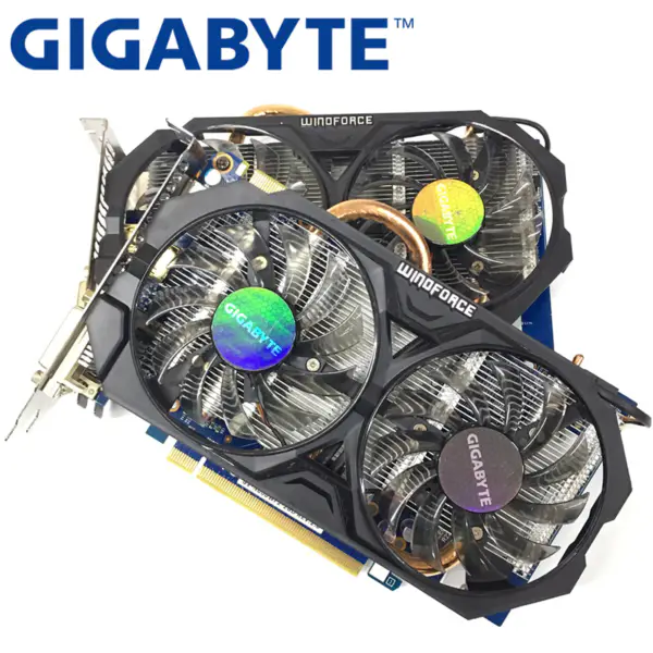 GIGABYTE 2Pieces Video Card GTX 660 2GB 192Bit GDDR5 Video Cards for nVIDIA Geforce Použité VGA karty silnější než GTX 750 TI