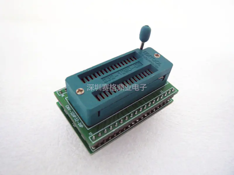 FPQ-32-0.8-01 TQFP32 LQFP32 QFP32 Burn-in Socket pozlacení IC