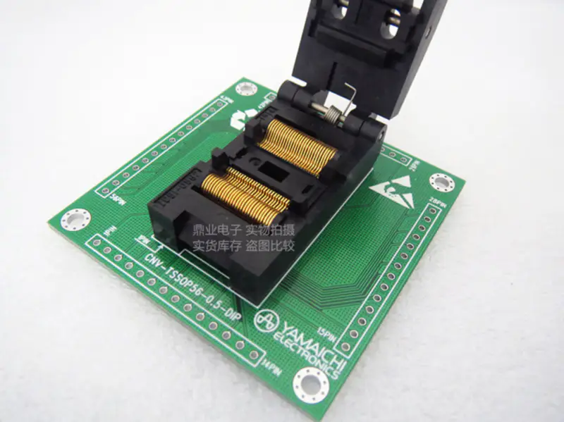 QFN11T048-006 QFN48 Burn-in Socket pozlacení IC
