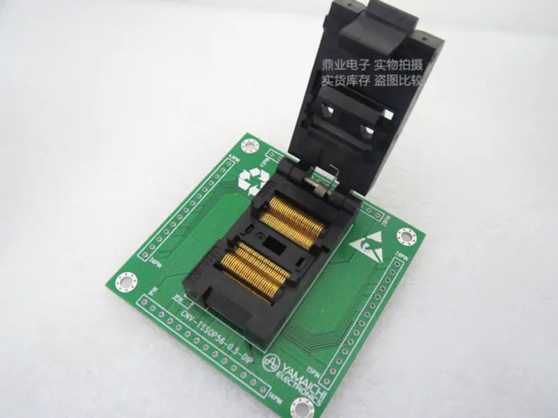 QFN11T048-006 QFN48 Burn-in Socket pozlacení IC