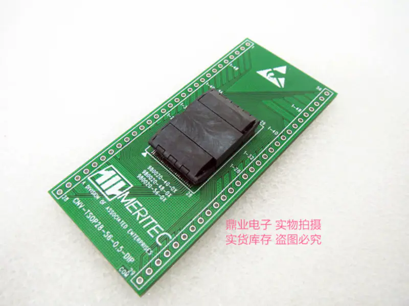 TSOP56-DIP48 SDP-A256M-56TS Burn-in Socket pozlacení IC