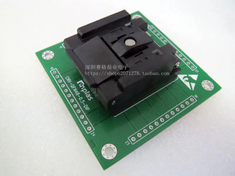 QFN16 MLF16 CNV-QFN16 0,5MM 3*3MM Burn-in Socket pozlacení IC