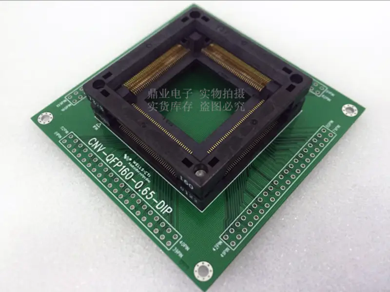 TA037 LQFP112 Burn-in Socket pozlacení IC