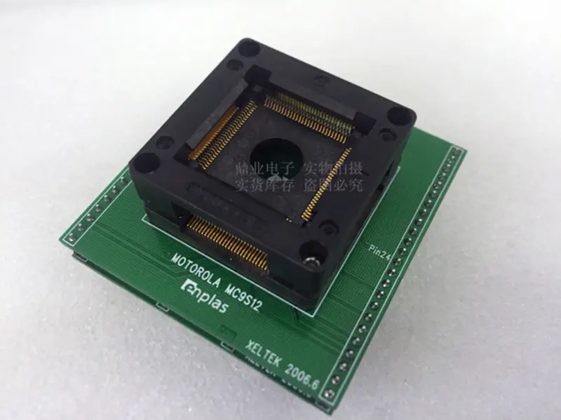 LQFP176 TMS320F2810/2811/2812/2811 Burn-in Socket pozlacení IC