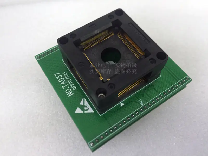 LQFP176 TMS320F2810/2811/2812/2811 Burn-in Socket pozlacení IC