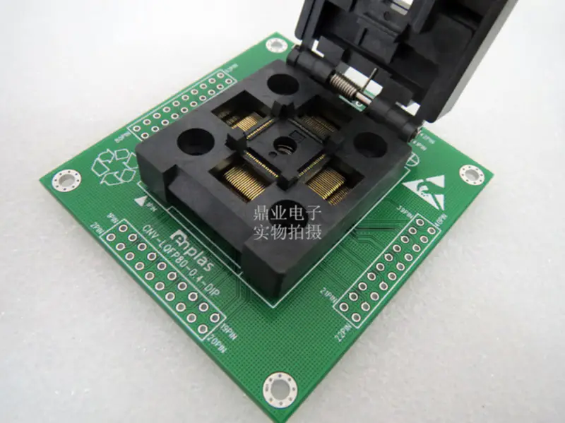 EPM3064A EPM3032 XC9536 LQFP44 Burn-in Socket pozlacení IC