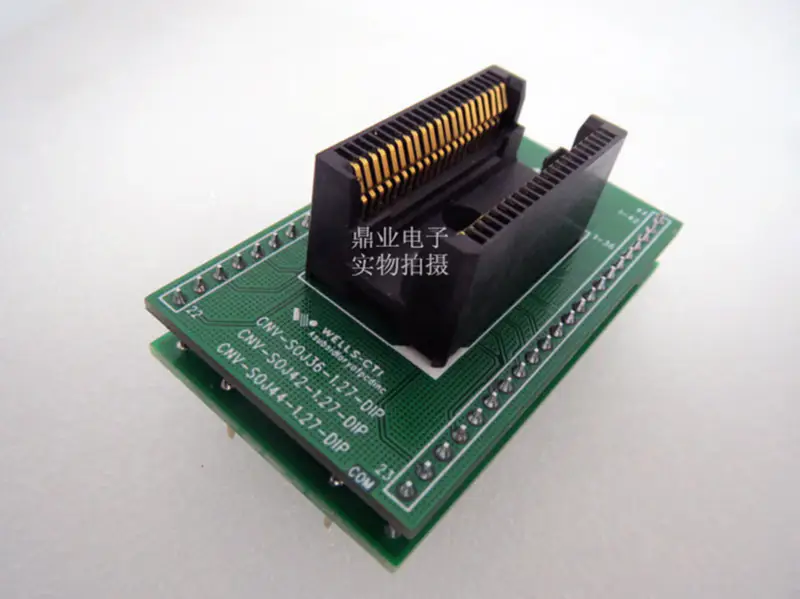 QFN28/DIP28 4X4mm rozteč 0,4MM Burn-in Socket pozlacení IC