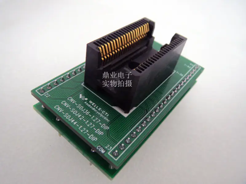 QFN28/DIP28 4X4mm rozteč 0,4MM Burn-in Socket pozlacení IC