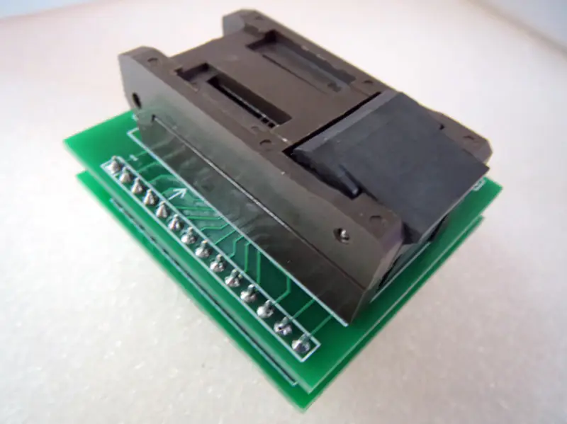 IC51-0804-808-14 LQFP80 Burn-in Socket pozlacení IC