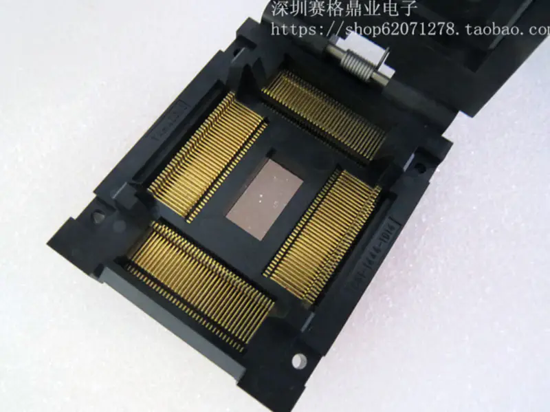 IC51-1284-1236 QFP128 LQFP128 rozteč 0,5 mm Vypalovací patice IC
