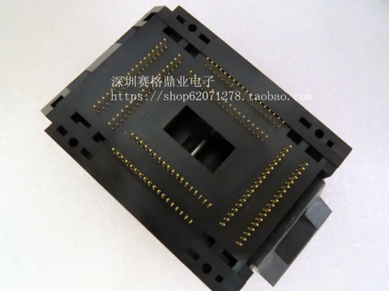 IC51-1284-1236 QFP128 LQFP128 rozteč 0,5 mm Vypalovací patice IC
