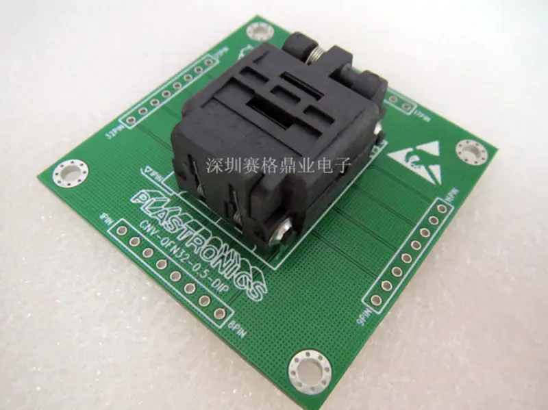 QFN20/DIP20 4X4X0,5MM Burn-in Socket pozlacení IC