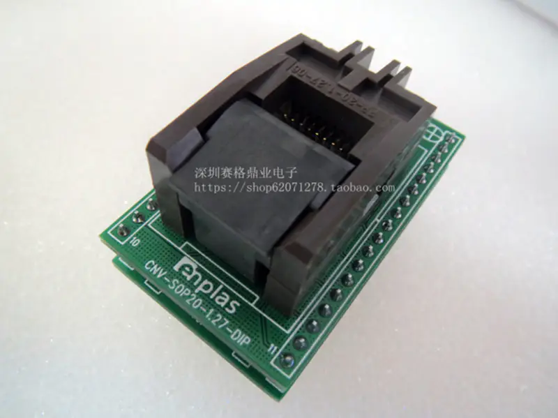 OTQ-64-0.5-04 Sídlo pro programování integrovaných obvodů LQFP64/DIP64