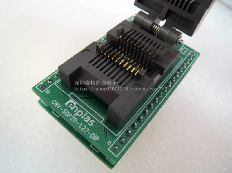 OTQ-64-0.5-04 Sídlo pro programování integrovaných obvodů LQFP64/DIP64