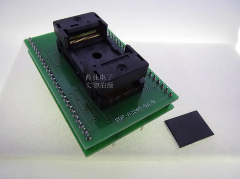 IC51-1324-828 TQFP132/QFP132 Burn-in Socket pozlacení IC