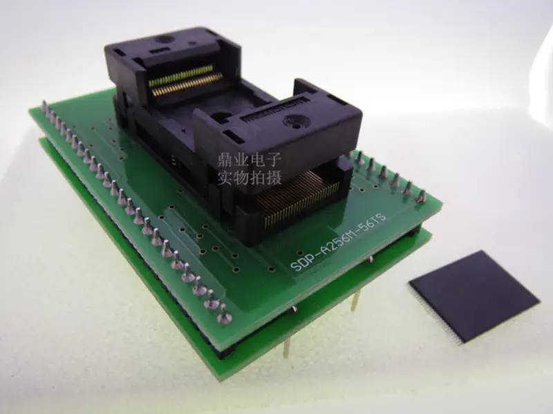 IC51-1324-828 TQFP132/QFP132 Burn-in Socket pozlacení IC