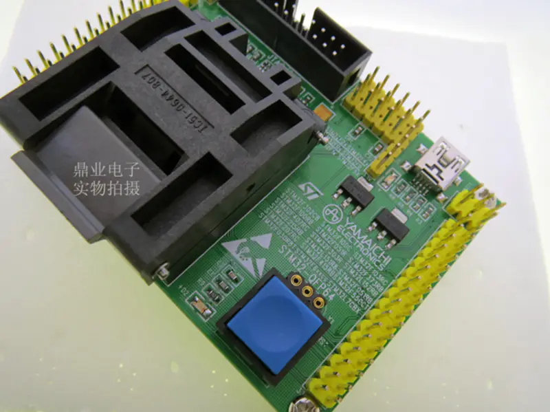 OTQ-64-0.8-02 TQFP64 QFP64 LQFP64 Burn-in Socket pozlacení IC