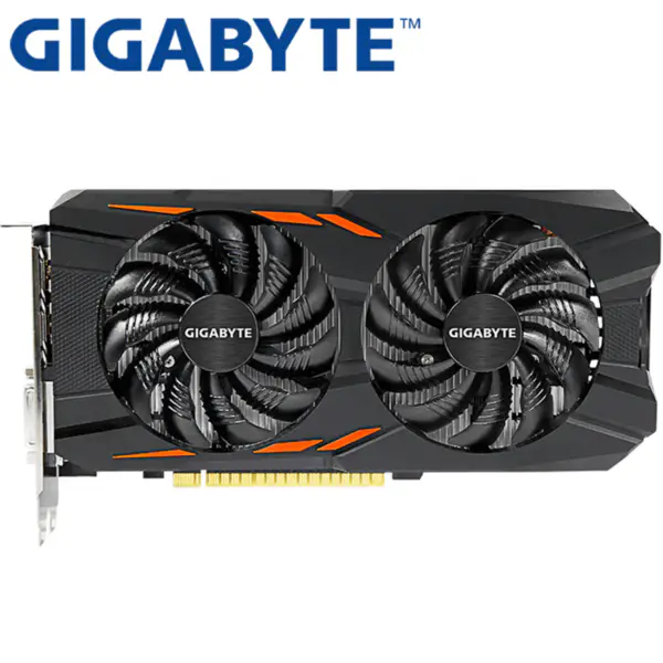 GIGABYTE Video Card GTX 1050 TI 4GB 128Bit GDDR5 Video Cards for nVIDIA VGA Cards Geforce GTX 1050Ti game Použité zboží